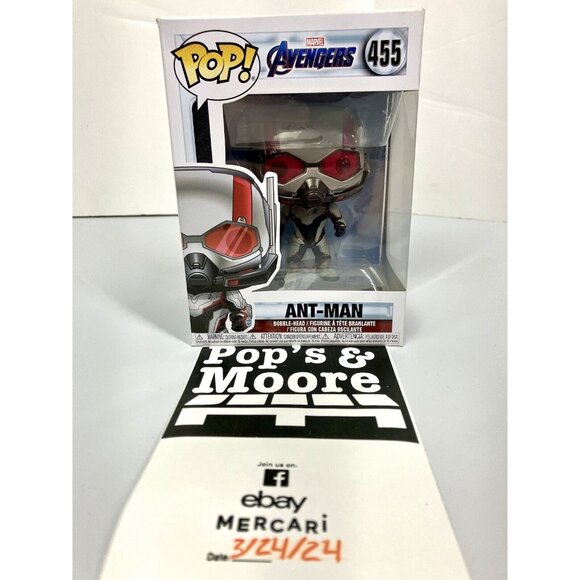 Funko Pop! Avengers: Ant Man 455 Vaulted Vinyl Figure Damaged Box W/Protector - Picture 1 of 12